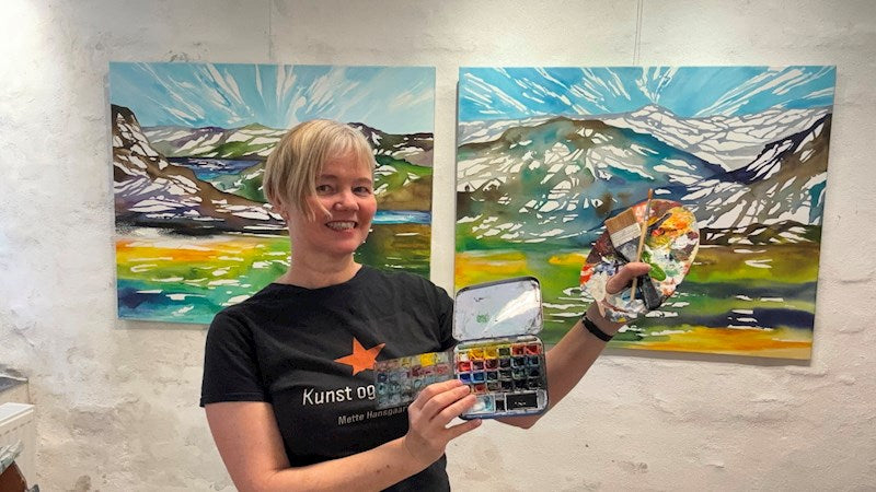 Akvarelkursus Lørdag den 11. april 2026