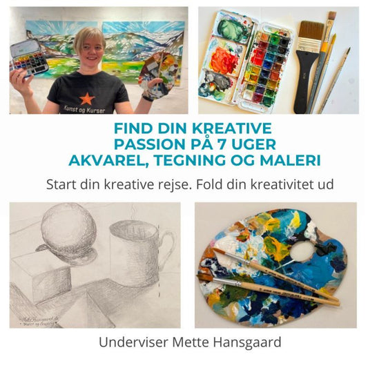 Akvarelmaling og kreativitet for voksne – find din kreative retning