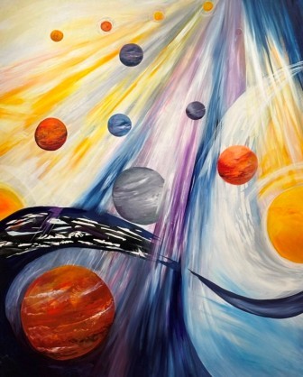 Malerier om universet - Solstorm i kosmos