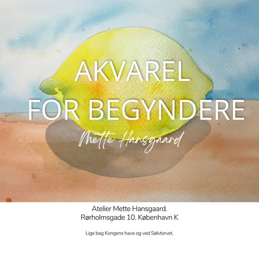 Akvarel for begyndere onlinekursus på video
